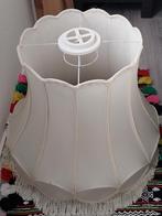 Vintage groot lampen kap, Huis en Inrichting, Lampen | Lampenkappen, Ophalen, Gebruikt, Wit, Rond