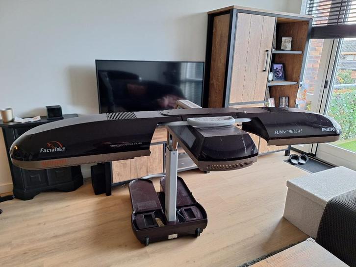 Philips Sunmobile HB 971, Witgoed en Apparatuur, Zonnebanken en Gezichtsbruiners, Gebruikt, Zonnebank enkelzijdig, Minder dan 10 lampen