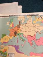 Europa na de germaanse volksverhuizing wandplaat, Ophalen of Verzenden, Aardrijkskunde