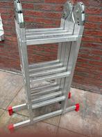 Vouwladder 4x3 (360cm), Doe-het-zelf en Verbouw, Ladders en Trappen, Ophalen, Gebruikt, Ladder, Opvouwbaar of Inschuifbaar