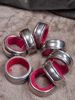 8 Ferrero Servetringen - Zilverkleurig, Antiek en Kunst, Antiek | Bestek, Ophalen of Verzenden