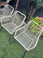 3 Rope Tuinstoelen - Beige/Taupe, Tuin en Terras, Tuinstoelen, Ophalen, Zo goed als nieuw, Metaal