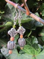 Oorbellen Margje unakiet-swarovski-kralen verzilverd, Sieraden, Tassen en Uiterlijk, Oorbellen, Ophalen, Hangers, Nieuw, Met edelsteen