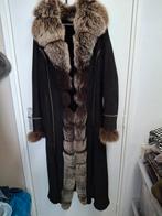 Bontjas, Ophalen of Verzenden, Zo goed als nieuw, Maat 42/44 (L), Zwart