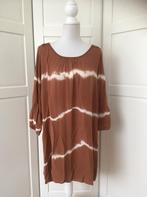 Made in Italy bruine batik crochet tuniek top, maat 6 XL, Made in Italy, Bruin, Maat 46/48 (XL) of groter, Ophalen of Verzenden