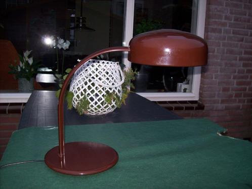 oude vintage retro design bureaulamp / tafellamp, Huis en Inrichting, Lampen | Tafellampen, Gebruikt, Minder dan 50 cm, Ophalen