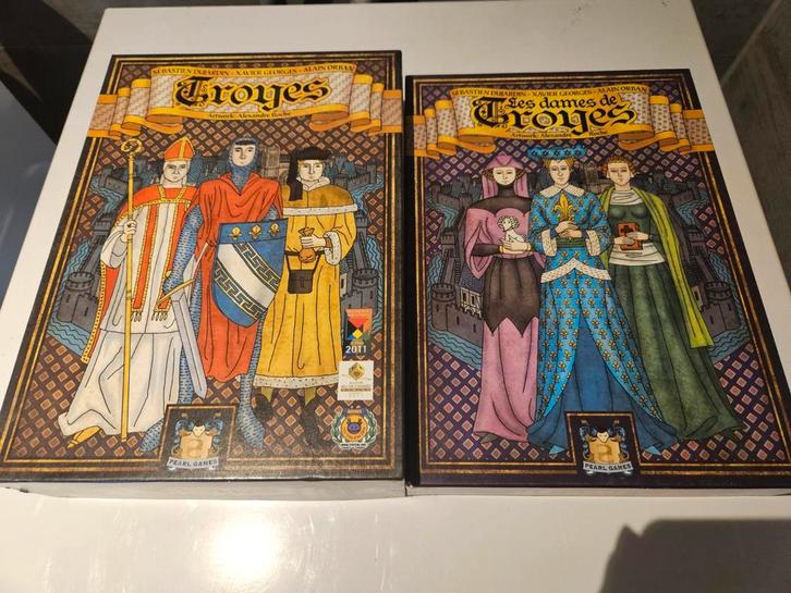 Bordspellen te koop: troyes + uitbreiding, Hobby en Vrije tijd, Gezelschapsspellen | Bordspellen, Zo goed als nieuw, Ophalen of Verzenden
