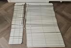 Houten jaloezieën 25 mm | 2x 90*140 cm & 1x 31*130 cm, Gebruikt, 100 tot 150 cm, Ophalen of Verzenden, Wit