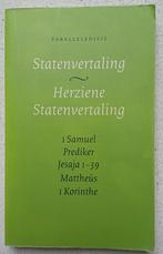 Statenvertaling - Herziene statenvertaling (paralleleditie), Ophalen of Verzenden, Zo goed als nieuw