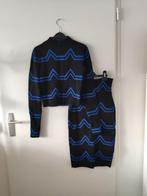 Nikkie bodycon set crop top en rok zwart blauw xs 34 nieuw, Kleding | Dames, Blauw, Nieuw, Ophalen of Verzenden, Nikkie