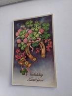 GELUKKIG NIEUWJAAR.  HOEFIJZER.  1959, Ophalen of Verzenden, 1940 tot 1960, Feest(dag)