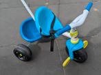 Smoby driewieler blauw, Ophalen, Gebruikt, Smoby, Duwstang