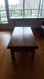 Salontafel  donker eiken, 100 tot 150 cm, Minder dan 50 cm, Rechthoekig, 50 tot 100 cm
