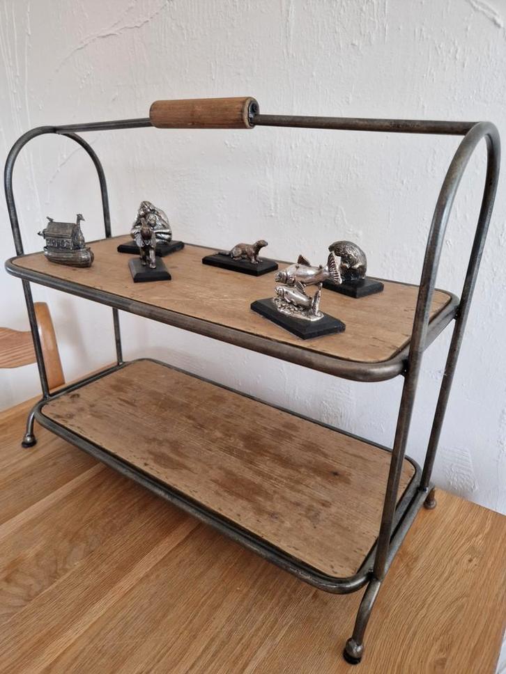 WNF Zilveren Beeldjes + Rek - Ark van Noach, Olifant, Meer, Huis en Inrichting, Woonaccessoires | Overige, Gebruikt, Ophalen of Verzenden