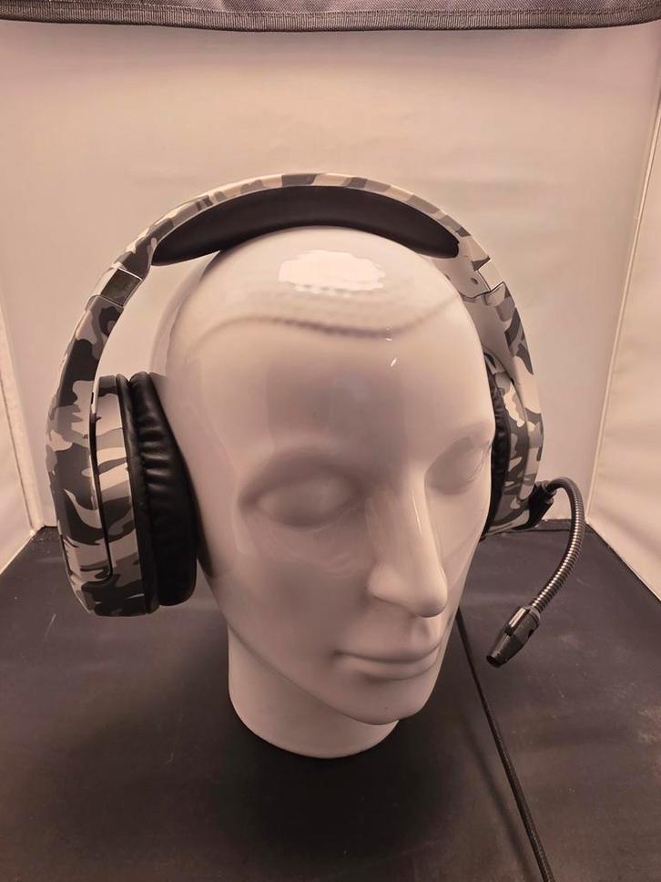 Gaming Headset Trust GXT, Sieraden, Tassen en Uiterlijk, Ringen, Zo goed als nieuw, Dame of Heer, 17 tot 18, Grijs, Kunststof