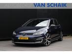 Volkswagen Golf 1.4 TSI GTE | DSG | LEDER | STOELVERW. | CAM, Auto's, Volkswagen, Gebruikt, Euro 6, 4 cilinders, Blauw