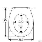 Nieuw Toiletzitting Cedo Pinara Softclose Betonlook Grijs, Ophalen of Verzenden, Nieuw, Toilet