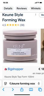 Gezocht: Keune Forming Wax!, Ophalen of Verzenden, Nieuw, Gel, Wax, Haarlak of Mousse