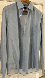JOHN CABOT 100% katoen blouse /overhemd SIZE L 41/42, Kleding | Heren, Overhemden, Ophalen of Verzenden, Zo goed als nieuw, Blauw