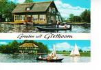 GIETHOORN,- Huisjes op het water. 08-12, Ophalen of Verzenden, 1960 tot 1980, Gelopen, Overijssel