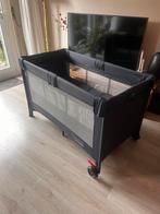 Qute Q-dream campingbedje - Antraciet, Kinderen en Baby's, Ophalen, Zo goed als nieuw, Rechthoekig, Wieltjes