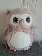 254.  Zachte Uil Knuffel - 18cm, Ophalen of Verzenden, Gebruikt, Overige typen
