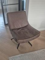Fauteuil grijs/bruin, Huis en Inrichting, Ophalen, Gebruikt, Minder dan 75 cm, 50 tot 75 cm