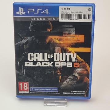 Playstation 4 Game: Call of Duty Black Ops 6 beschikbaar voor biedingen