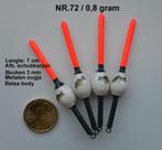 KARPERDOBBER HANDBUILT NR. 72 / 0,8 gr, Ophalen of Verzenden, Nieuw, Dobber of Lood