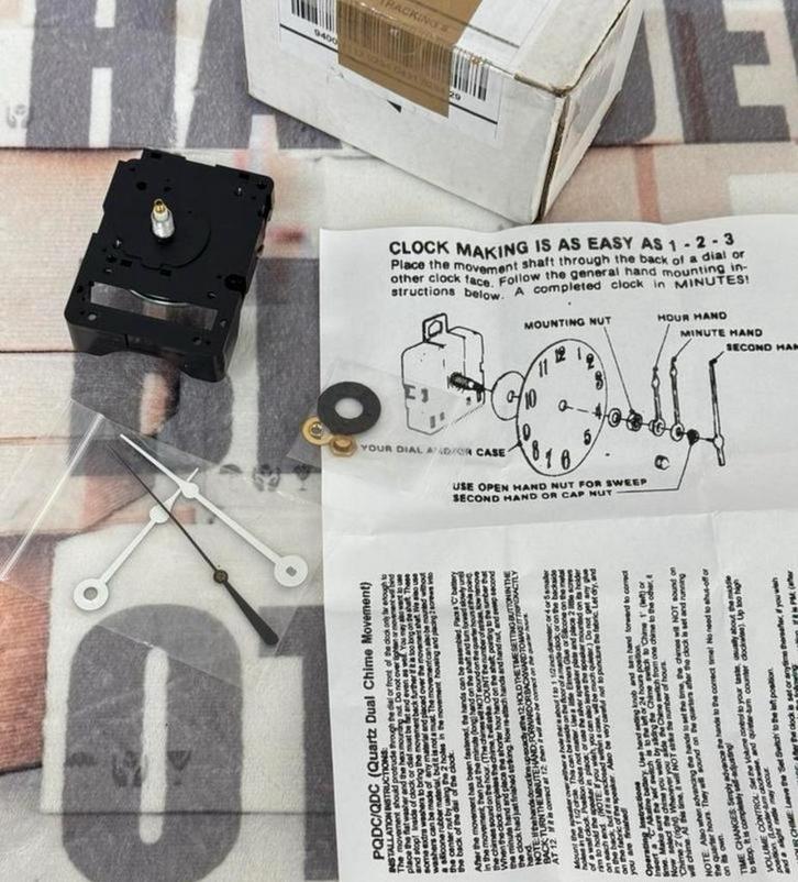 Quartz uurwerk klok reparatie motor vervanings set klokken, Huis en Inrichting, Woonaccessoires | Klokken, Nieuw, Ophalen of Verzenden