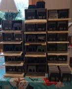 17 diadozen, 36 dia-sledes en enorm veel lege diaraampjes, Ophalen of Verzenden, Gebruikt