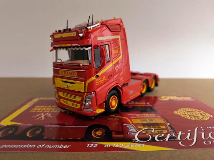 Tekno Volvo Brian's Renovation, Hobby en Vrije tijd, Modelauto's | 1:50, Zo goed als nieuw, Bus of Vrachtwagen, Tekno, Ophalen of Verzenden