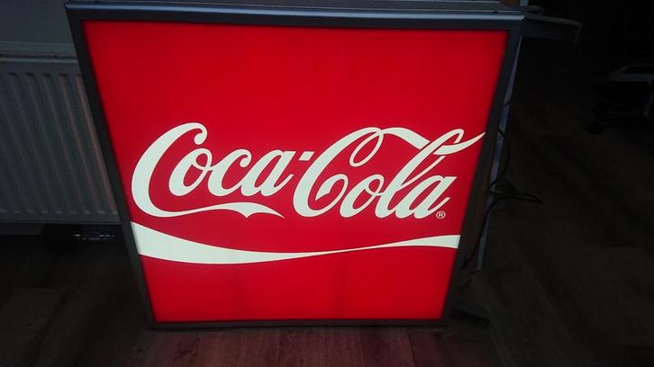 Coca Cola lichtbak, Verzamelen, Merken en Reclamevoorwerpen, Zo goed als nieuw, Lichtbak of (neon) lamp, Ophalen