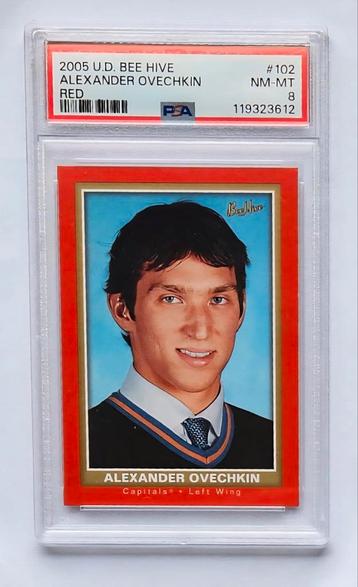 2005-06 UD Beehive Red Border ALEXANDER OVECHKIN RC PSA 8 beschikbaar voor biedingen