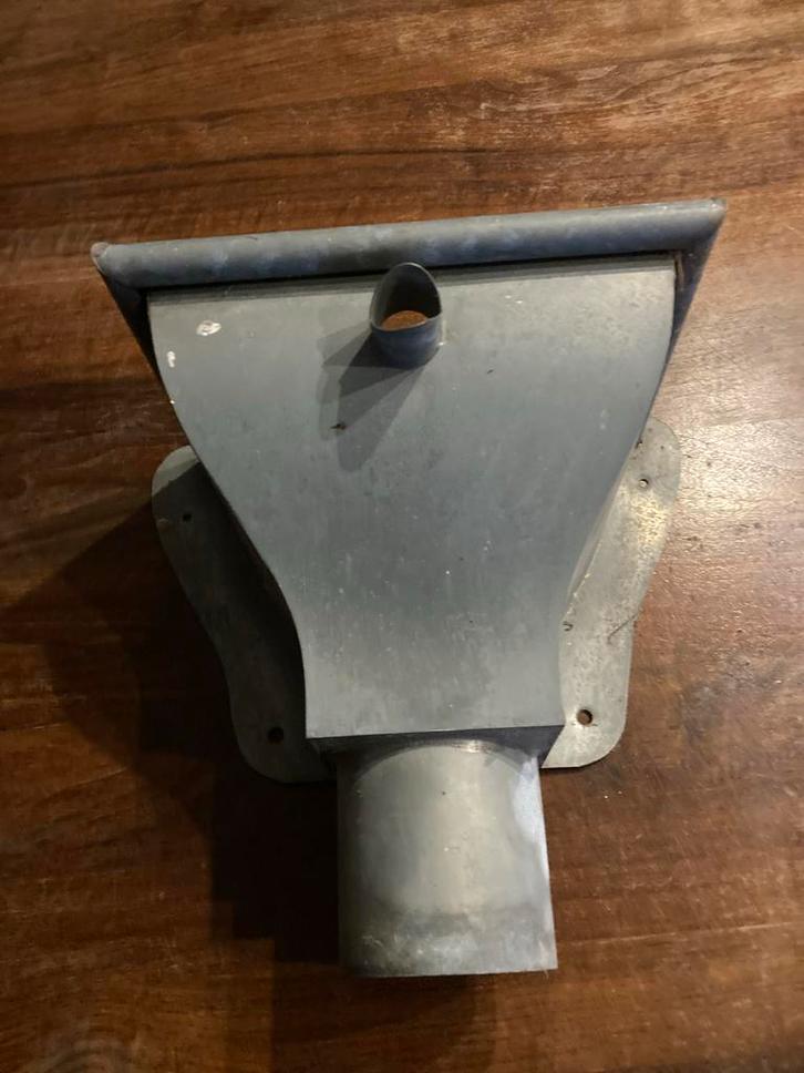 Zinken Vergaarbak - Oud Hollands, Doe-het-zelf en Verbouw, Buizen en Afvoer, Nieuw, Afvoer, Zink, Minder dan 2 meter, 80 mm of meer