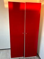 IKEA Kast - Rode Deuren, Huis en Inrichting, Kasten | Kledingkasten, Ophalen, Kunststof, 50 tot 100 cm, Zo goed als nieuw