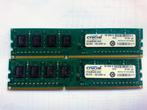 8GB DDR3, 2x 4GB DDR3 geheugen Crucial, Ophalen, Gebruikt, 8 GB, DDR3