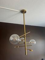 gouden lamp glazenbollen kosilamp, Ophalen of Verzenden, Zo goed als nieuw