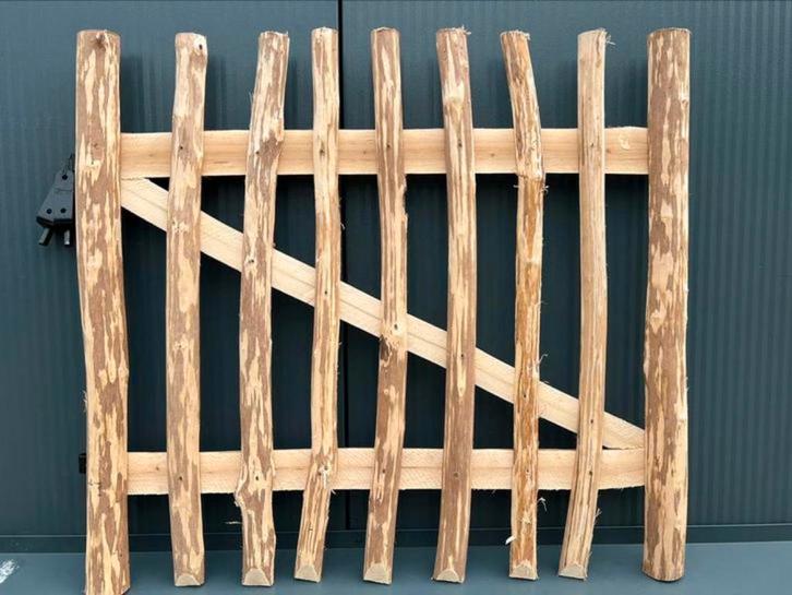 Schapenhek poortje incl beslag 90x100cm, Tuin en Terras, Tuinpoorten, Nieuw, Looppoort, Hout, Minder dan 100 cm, 100 tot 150 cm