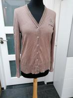 L'argentina zacht stretch katoen vest maat L taupe camel, Kleding | Dames, Truien en Vesten, Maat 38/40 (M), Bruin, Ophalen of Verzenden