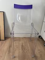 Kartell Hi-Cut stoel transparant-paars, Huis en Inrichting, Ophalen, Kunststof, Gebruikt, Overige kleuren