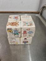 kubus kinder speelgoed stof vintage, Ophalen of Verzenden