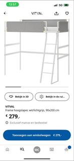 Ikea Hoogslaper - Model VITVAL, Ophalen, Gebruikt, Eenpersoons, 160 tot 180 cm