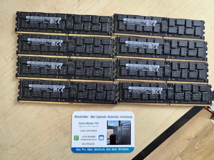 8x 128GB = 1TB DDR4 2933 ECC o.a. Mac Pro 2019 en servers, Computers en Software, RAM geheugen, Zo goed als nieuw, 128 GB, DDR4