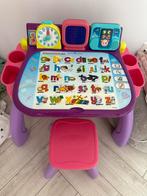 Vtech Leerzame tafel met stoel, Kinderen en Baby's, Speelgoed | Vtech, Ophalen of Verzenden, Zo goed als nieuw