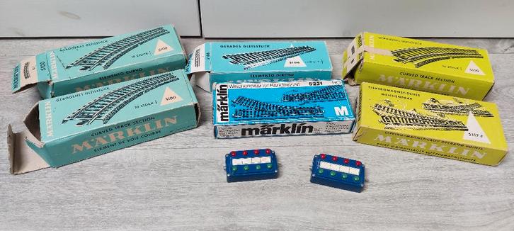 Partij marklin spoor met wissels, Hobby en Vrije tijd, Modeltreinen | H0, Gebruikt, Rails, Wisselstroom, Märklin, Analoog, Ophalen of Verzenden
