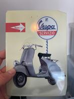 Tinnen Plaatje - Vespa Servizio, Ophalen of Verzenden