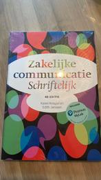 Zakelijke communicatie - Schriftelijk, 4e editie met MyLab N, Karen Knispel, Ophalen of Verzenden, Zo goed als nieuw, Nederlands