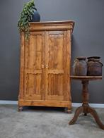 Nette originele grenen biedermeier meidenkast linnenkast, Ophalen of Verzenden