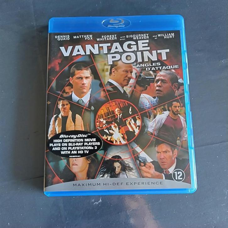 B1-2) Vantage Point, Cd's en Dvd's, Blu-ray, Zo goed als nieuw, Actie, Ophalen of Verzenden